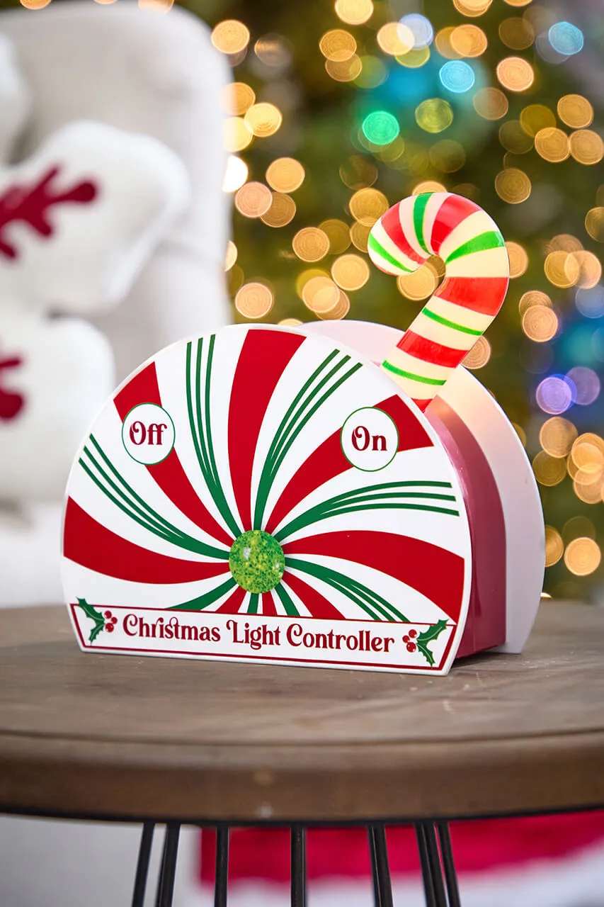 Candy Cane Christmas Controller - Decorator's Warehouse