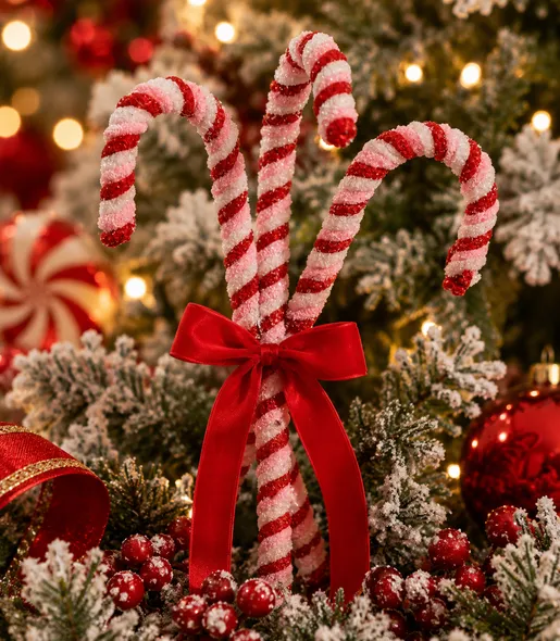 Candy Christmas Decorations | Food Christmas Decorations