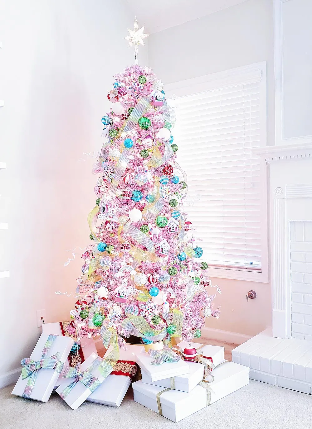 Candy Themed Christmas Tree Candy-Themed Christmas Tree For Kids Playroom  Kate Decorates