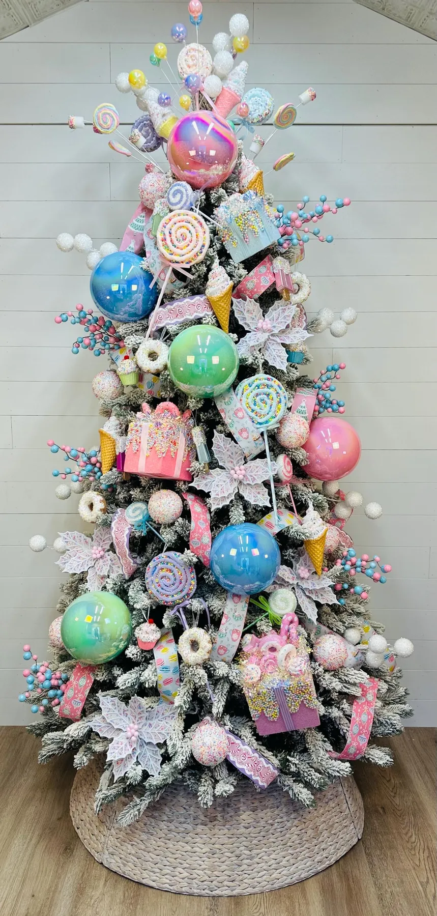Candyland Christmas Ornaments Pastel Candy Ornaments Candy Christmas Tree  Kit, Pink Candy Christmas Tree, Tree Decorations,