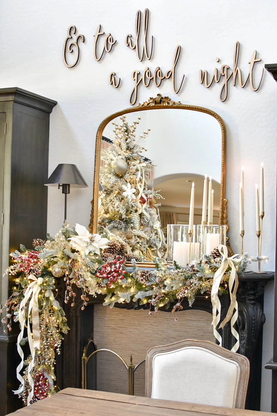 Cascading Garland Christmas Mantel - Dogs & Design