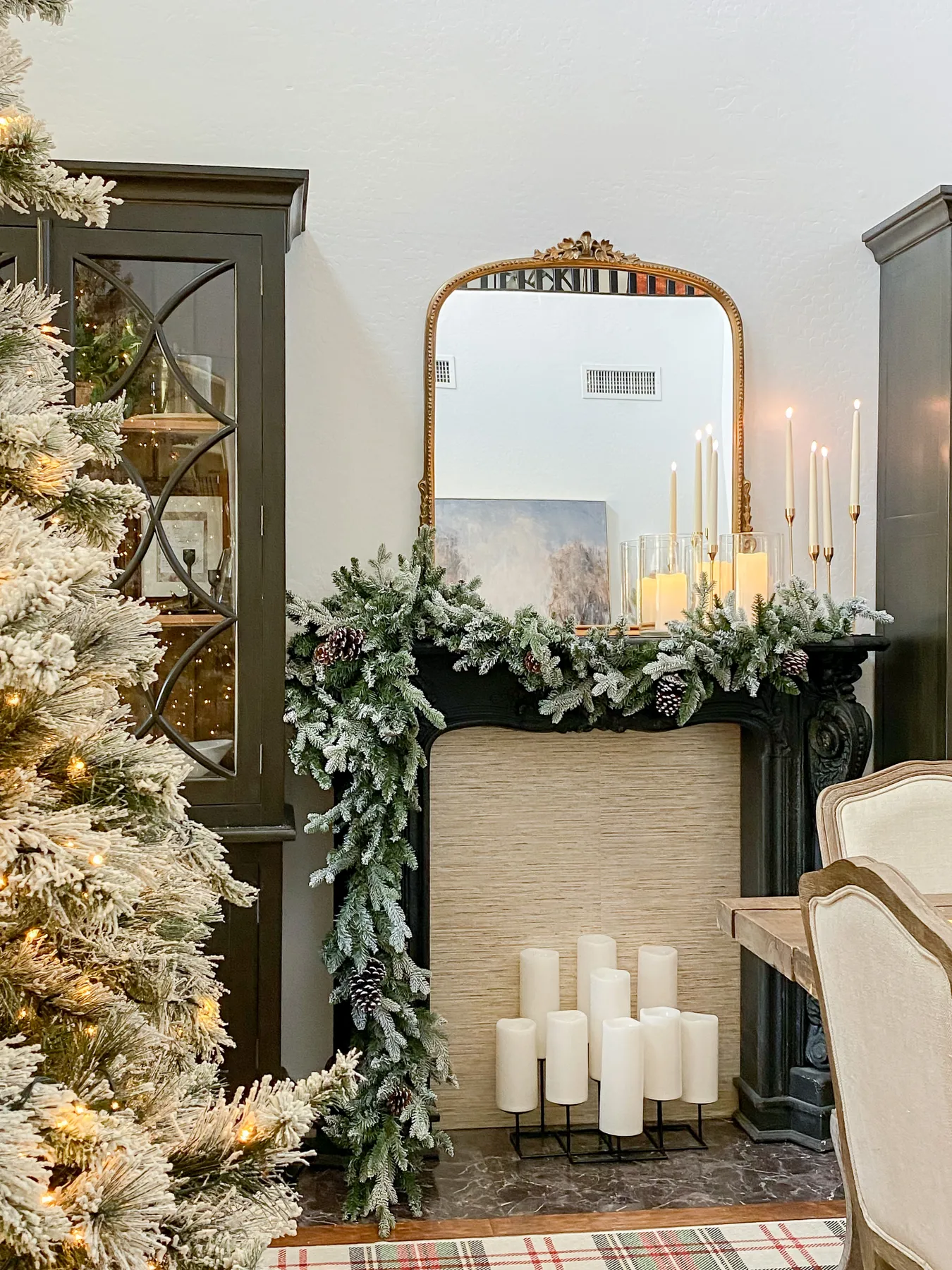 Cascading Garland Christmas Mantel - Dogs & Design