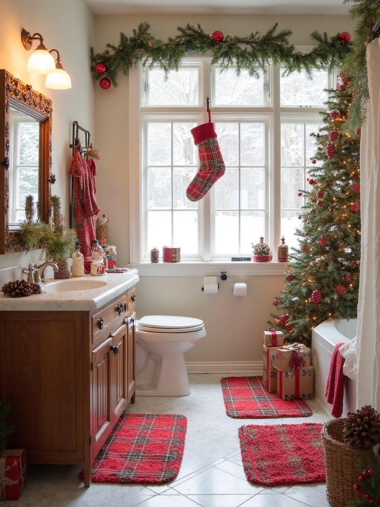 Christmas Bathroom Ideas — AI Staging | StagePro AI