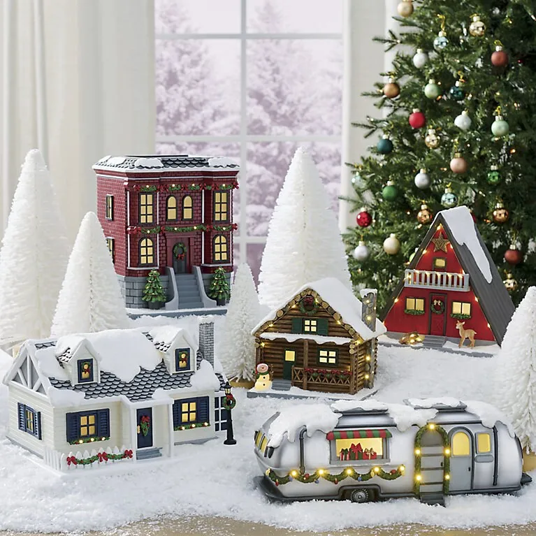 Christmas Collectible House, A-frame | Grandin Road