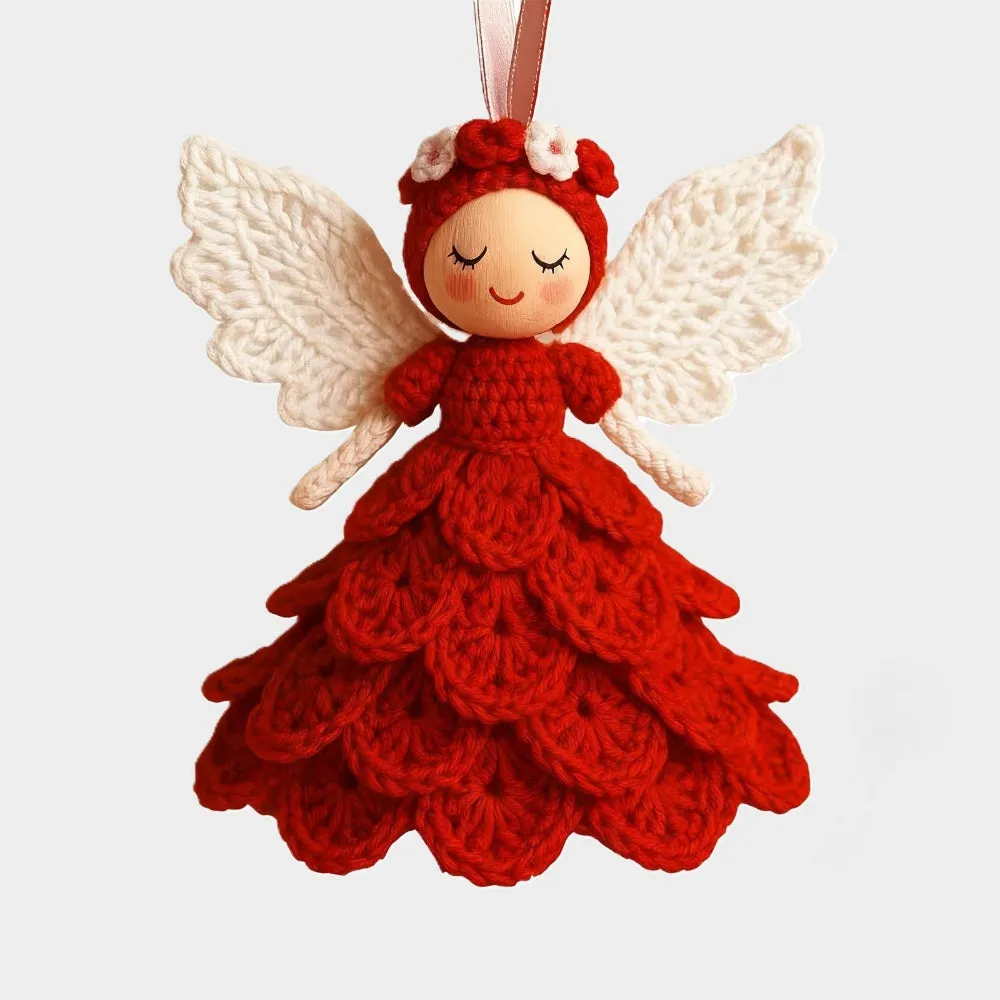 Christmas Crochet Angel Ornament DIY Kit Decoration – DecorsDeluxe