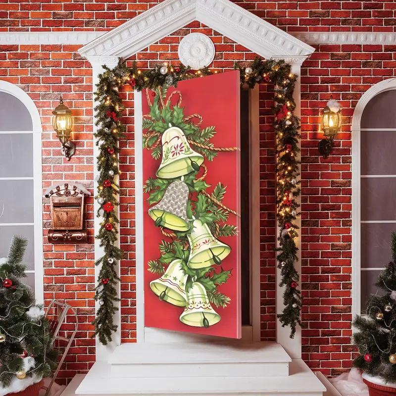 christmas door decoration green - Temu Mauritius