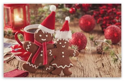 Christmas Gingerbread 4K UHD Wallpaper for UltraHD Desktop and TV :  Smartphone and Tablet Devices