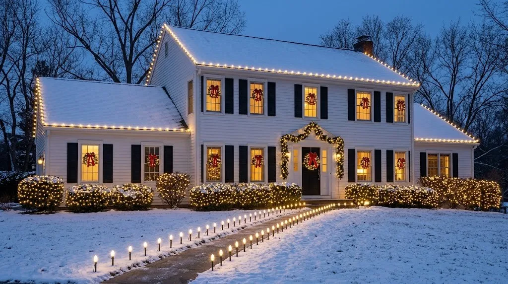 Christmas Light Installation Westbrook, ME | Christmas Decor