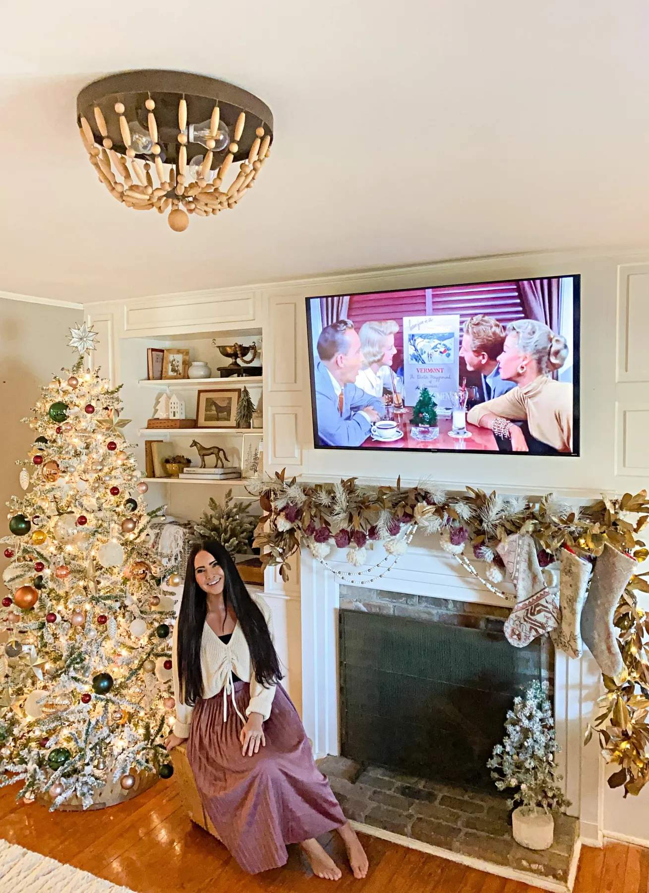 christmas living room — Design and Lifestyle Blog — Gathered Living