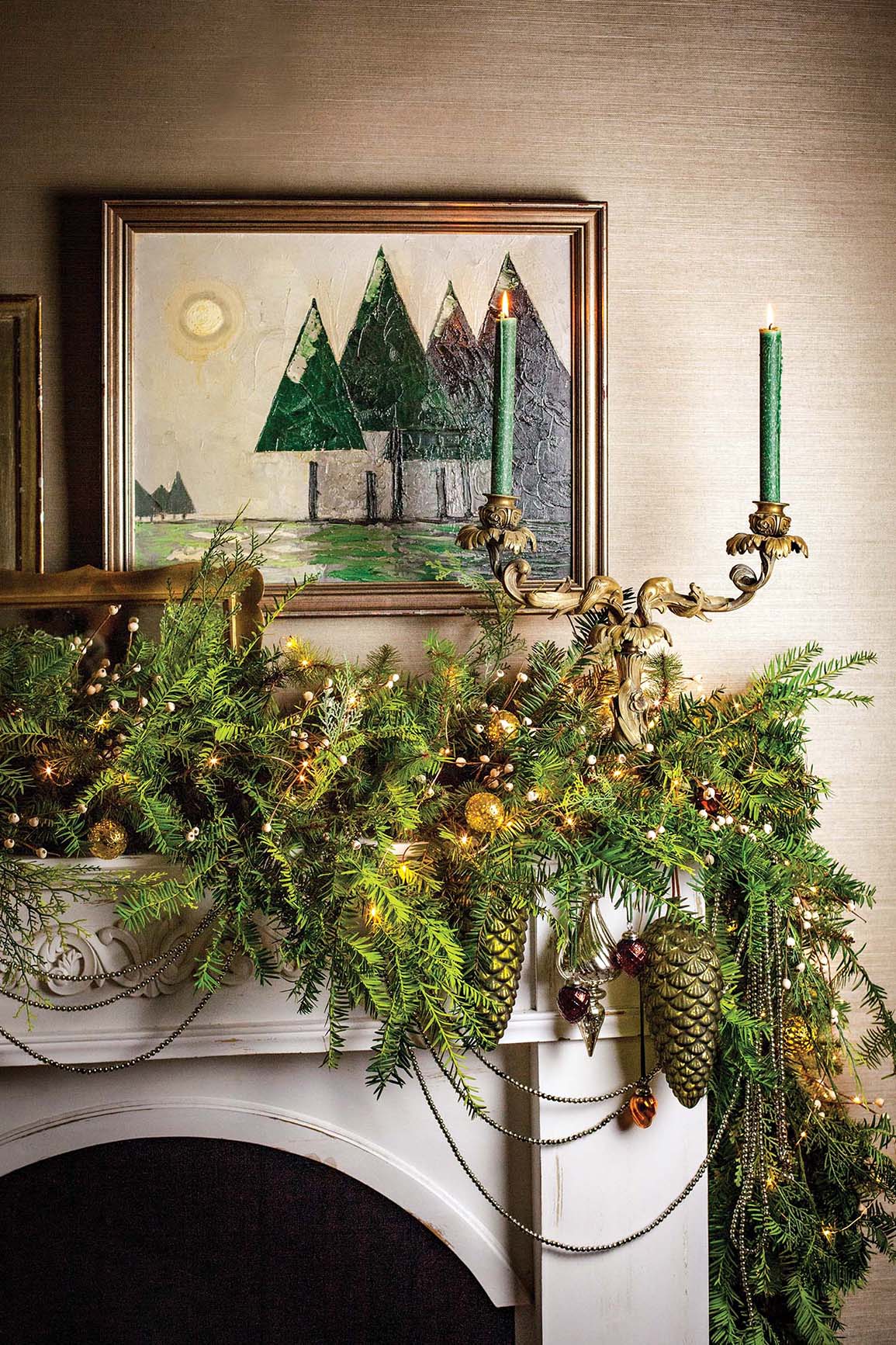 Christmas Mantel Decorations - Flower Magazine