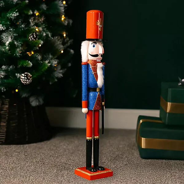 Christmas Nutcracker Decoration - Blue 70cm