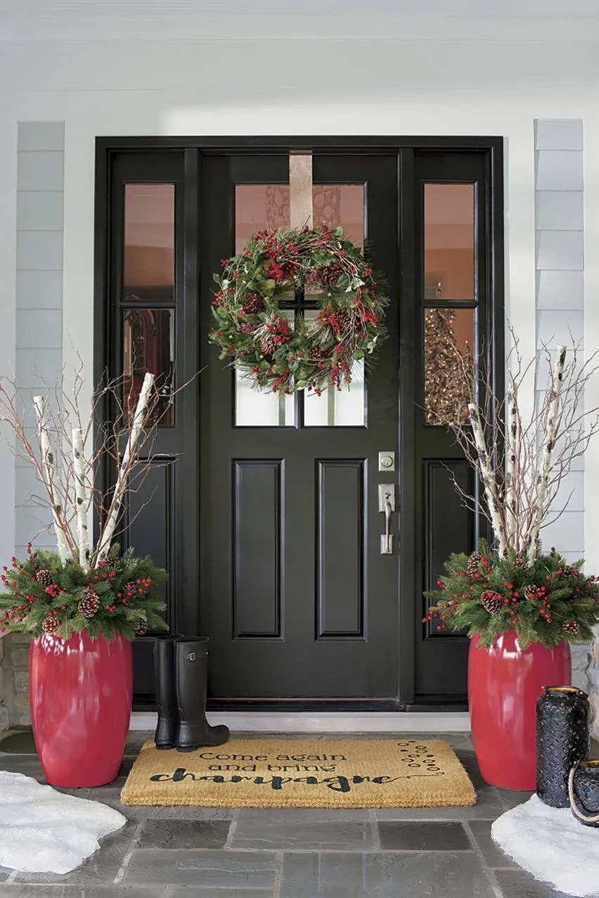 Christmas Porch Decorations: 15 Holly Jolly Looks - Grandin Road Blog