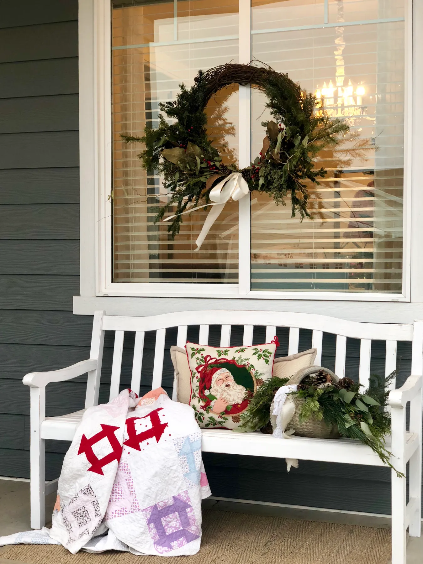 Christmas Porches & Holiday Door Decor Blog Hop - LeCultivateur