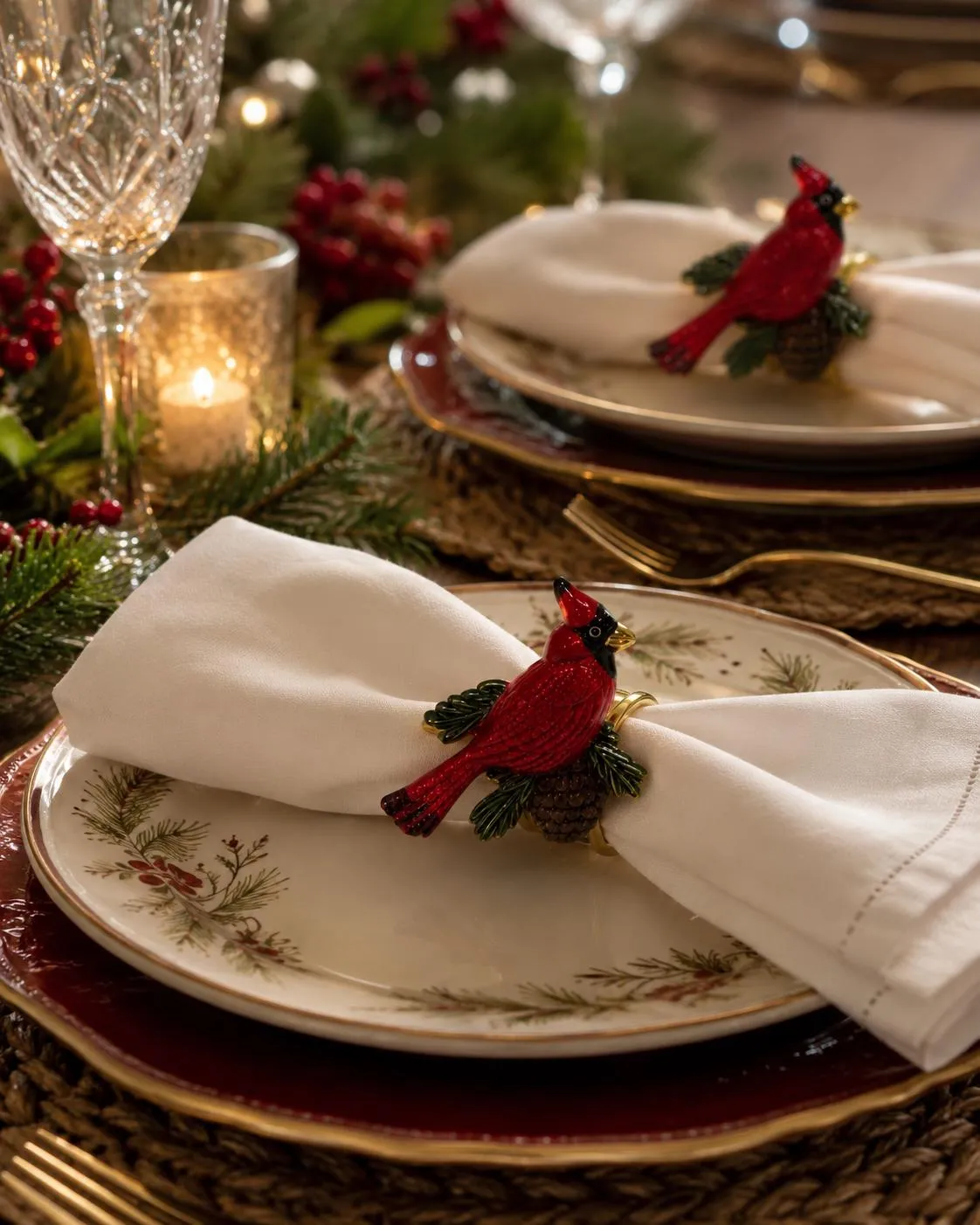 Christmas Table Setting LENOX Winter Greetings Tablecloth Cozy Tables For Winter Dining – Between Naps On The