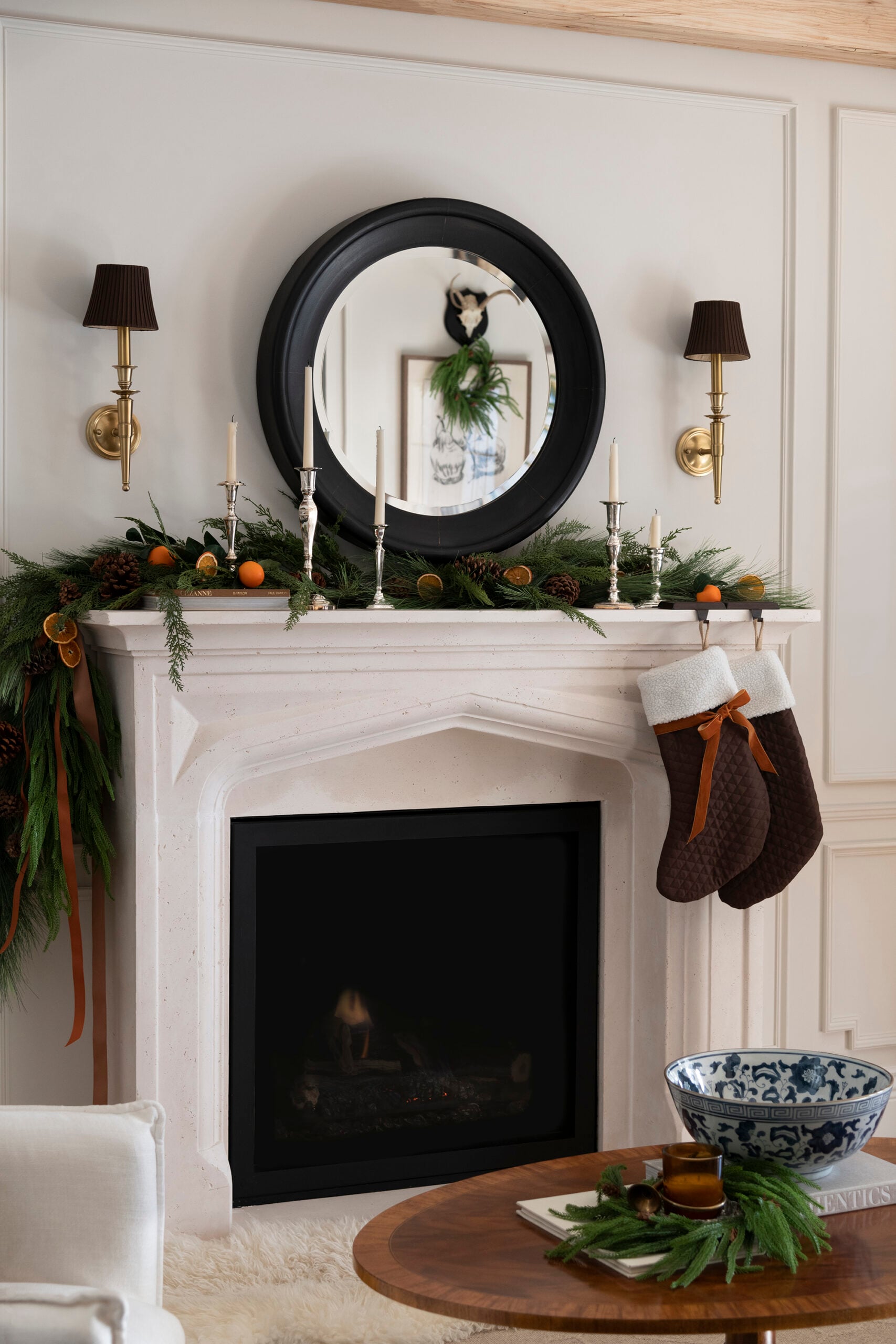 Christmas Tour: the Holiday Decorated Living Room