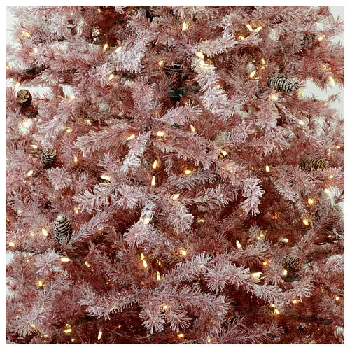 Christmas Tree 270 cm V. Frosted Burgundy and Pine Cones 700 external  lights | online sales on HOLYART.com