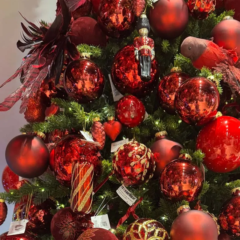 Christmas Tree in red & burgundy tones Crimson Celebration 1.8 m - Delivery  in Dubai | Flower Power UAE
