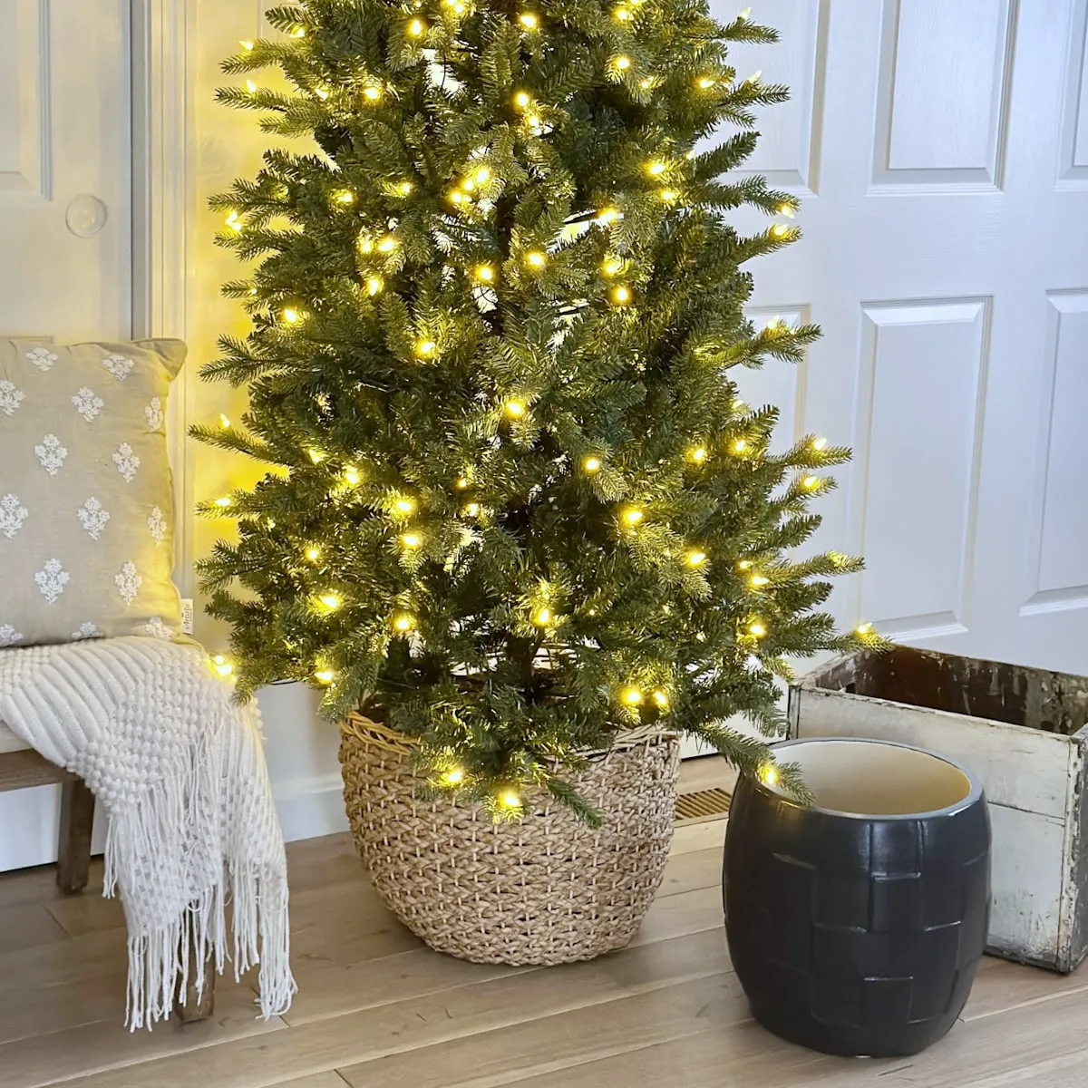 Christmas Tree Planter: Style Your Artificial Tree in Any Pot or Container  - Celebrated Nest