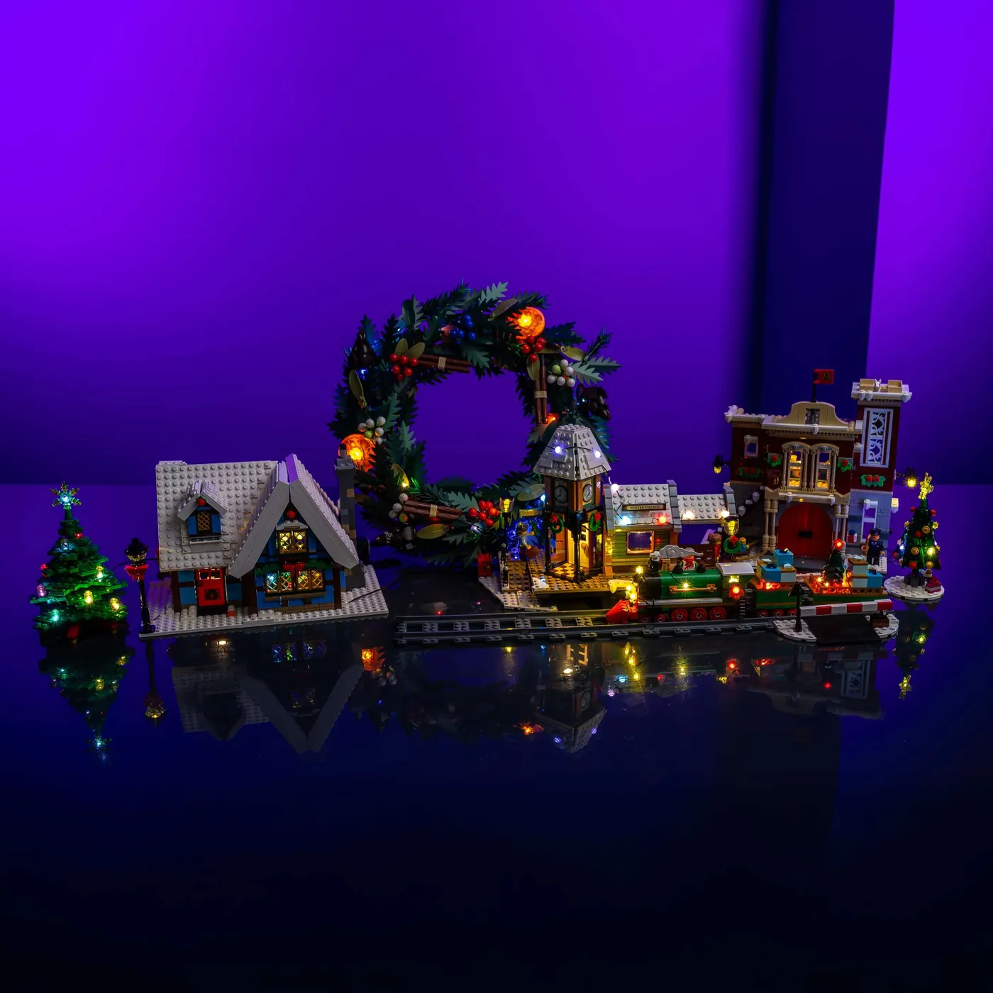 Christmas Village Inside Lego At Christmas The Safe Way To Add Lights To  LEGO® Winter Village And Christmas
