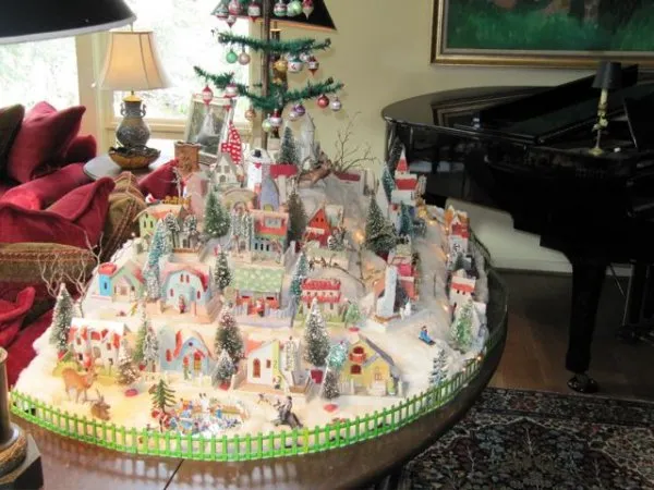 Christmas Village Putzes and train layouts submitted for 2009