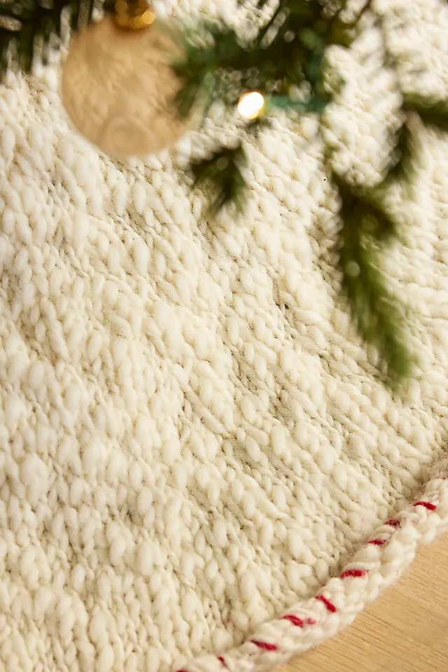 Chunky Knit Tree Skirt | Terrain