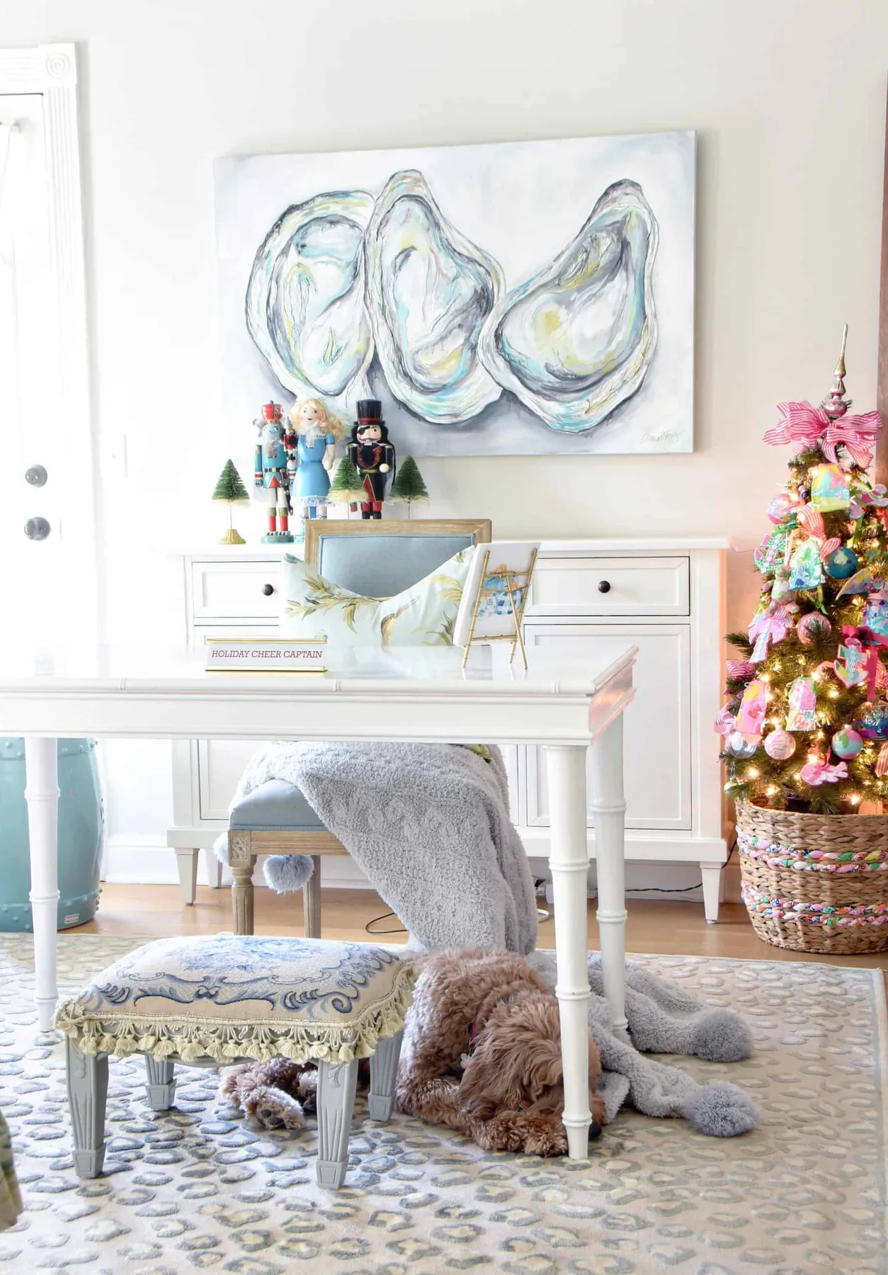 Classic Christmas Home Tour 2025 {Office + Powder Room} – Dixie Delights