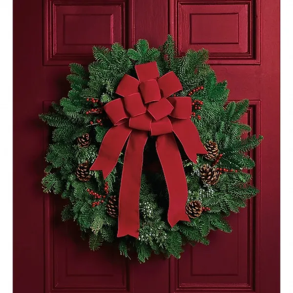 Classic Holiday Wreath in Danville VA - The Blossom Shoppe