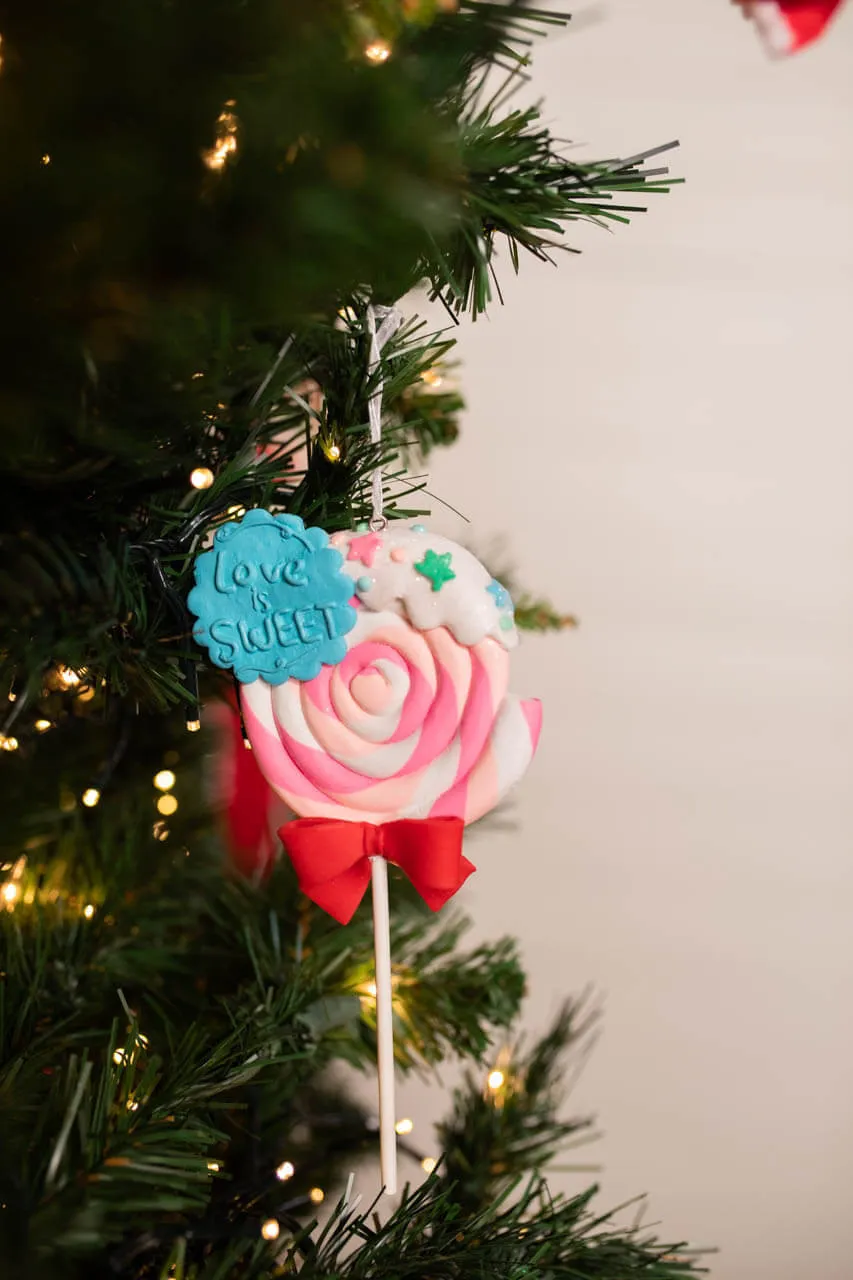 Clay Swirl Lollipop Ornament - Decorator's Warehouse