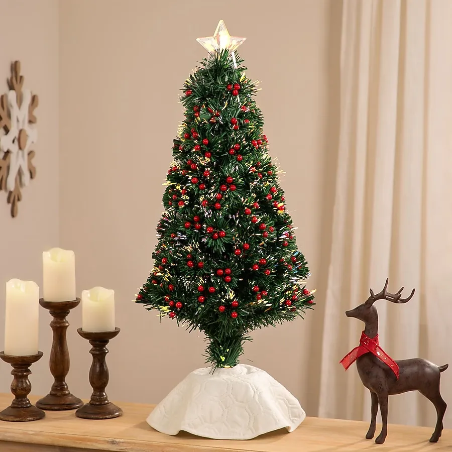 Colored Lights Christmas Multicolor Decorated Tree Christmas Trees Pre-lit  Deluxe Green Christmas Tree With Multi-