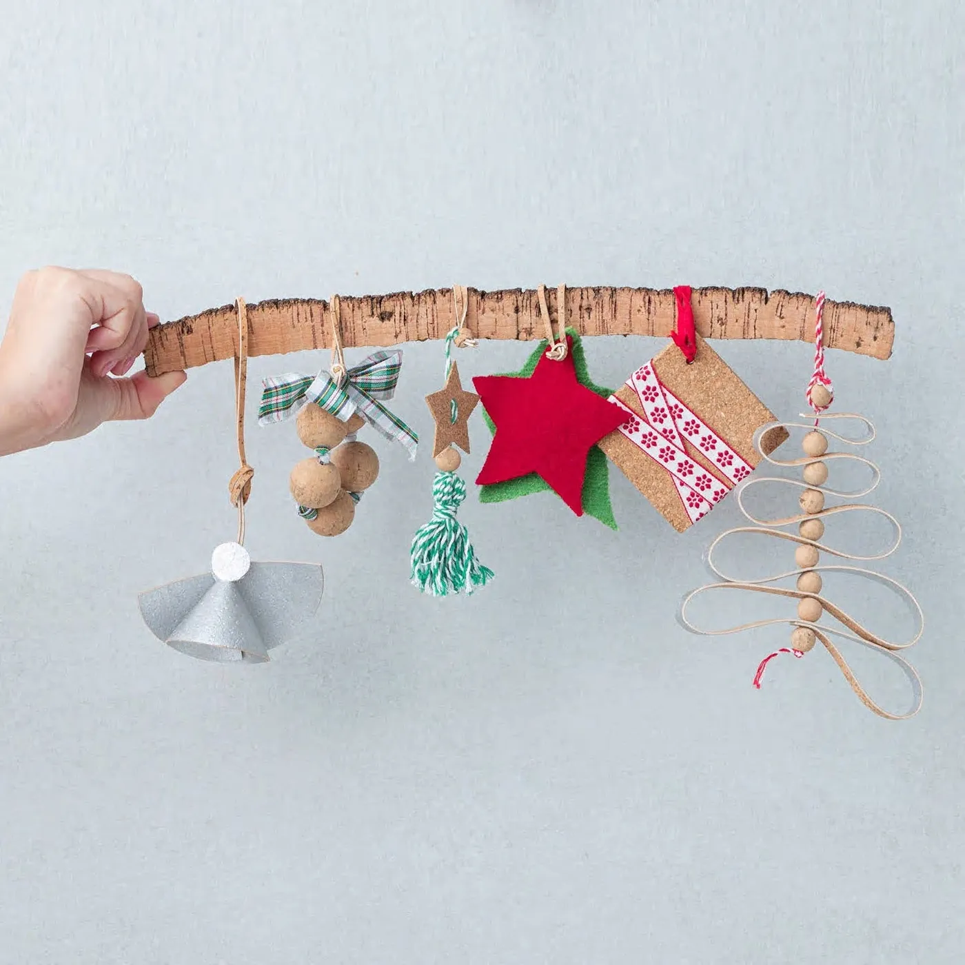 Cork & Ribbon DIY Christmas ornaments KIT