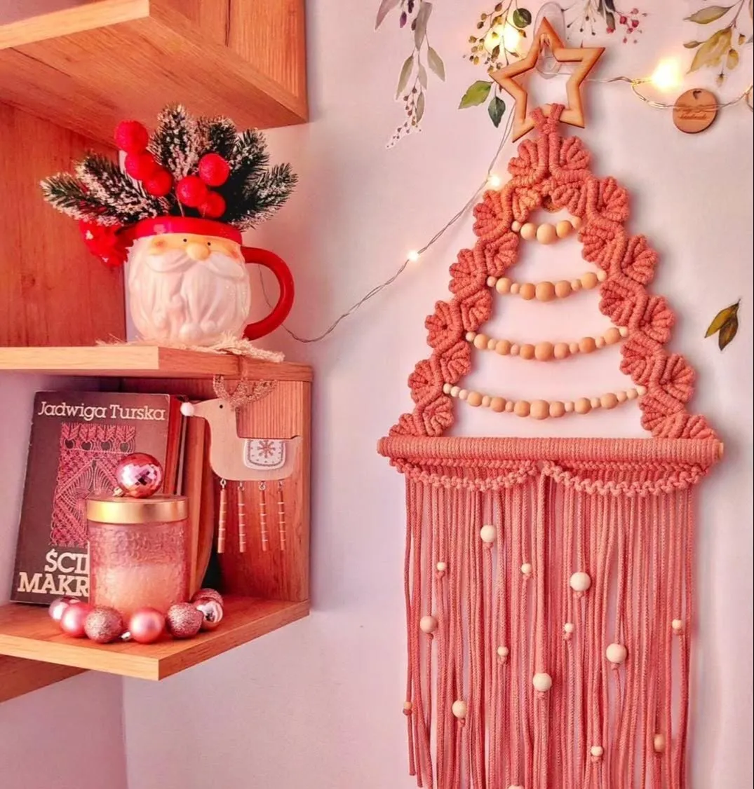 Cotton Macrame Christmas Wall Hanging/Decor at ₹ 200/piece in Ghaziabad | ID: 2855497096230