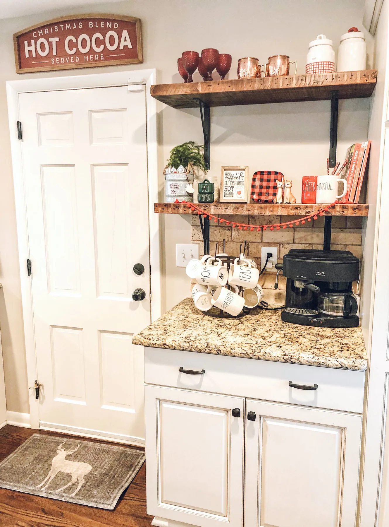 Cozy Cottage Style Christmas Decor Home Tour - Organize by Dreams