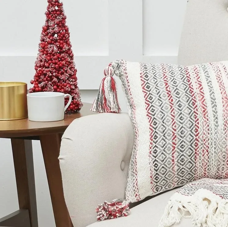 Cozy Nordic Christmas Grey Pillow by C&F Home | Paul's Home Fashions