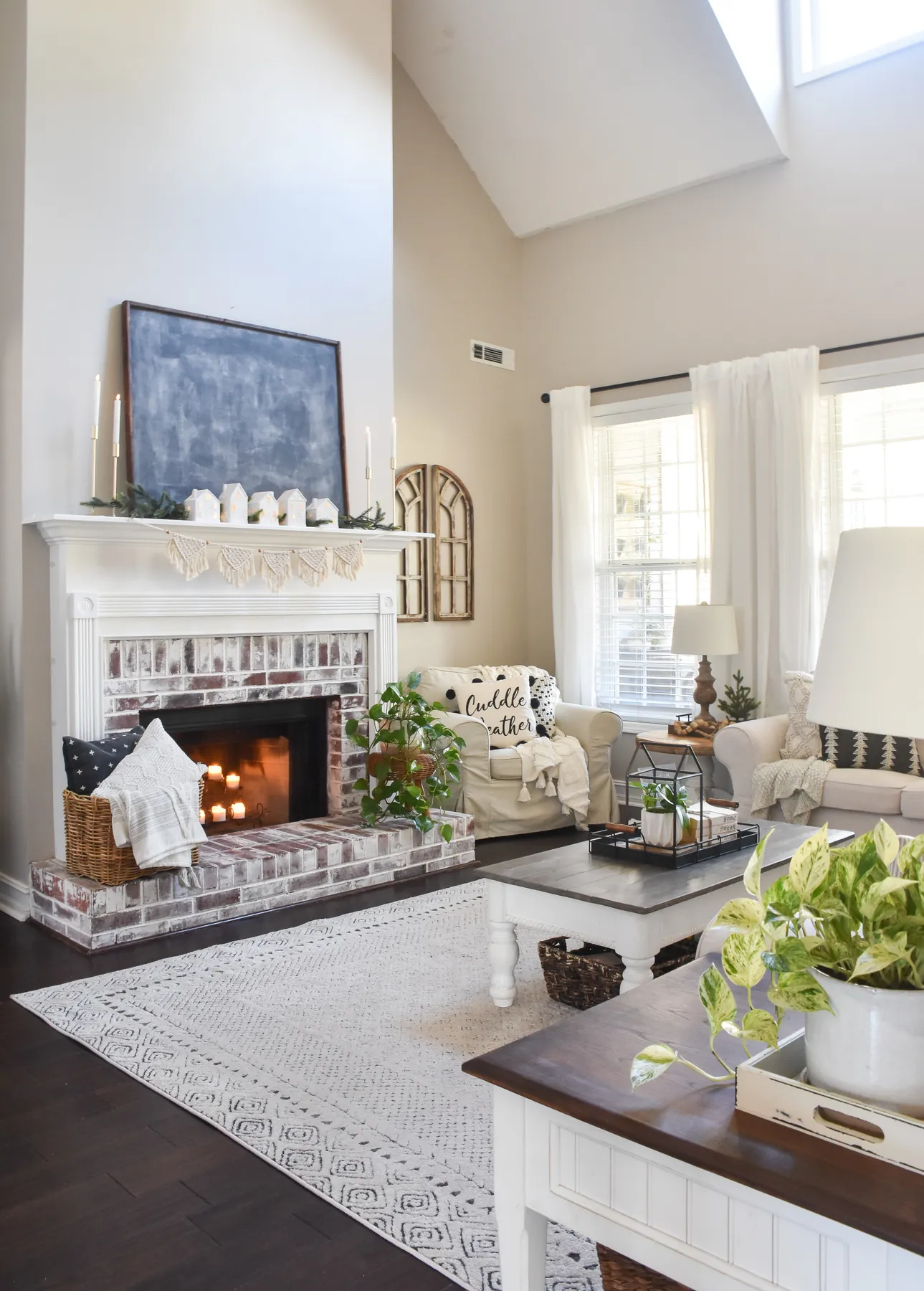 Cozy Winter Living Room