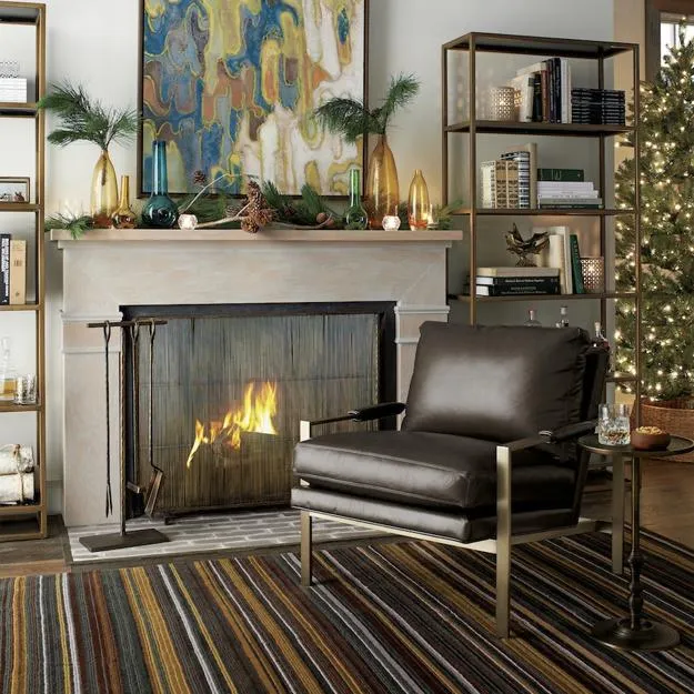 Creative Christmas Fireplace Decorating Ideas, Festive Winter Holiday  Mantels