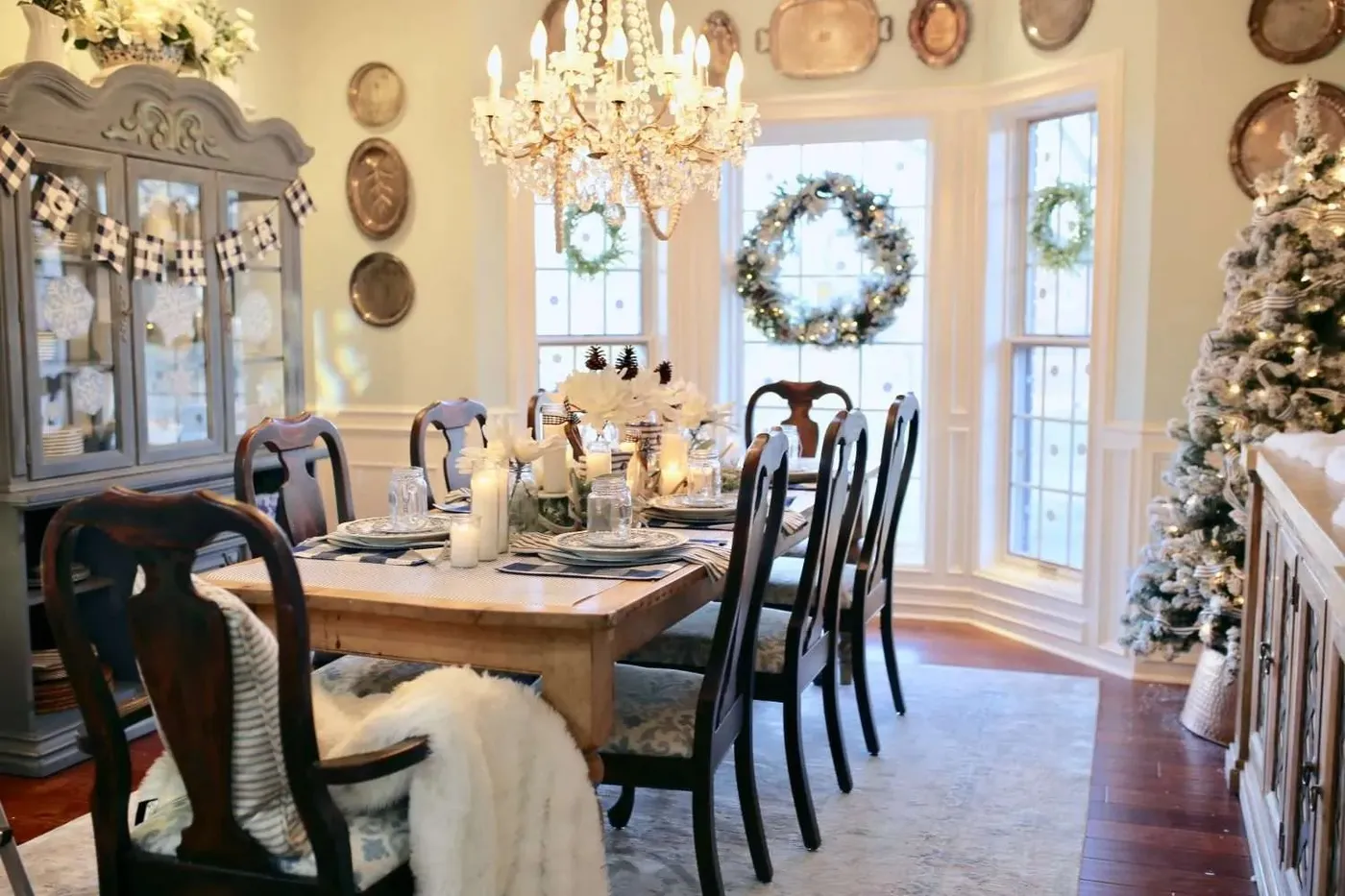 Dinner Party Winter Dining Room Table Decor How To Style A Table For Winter