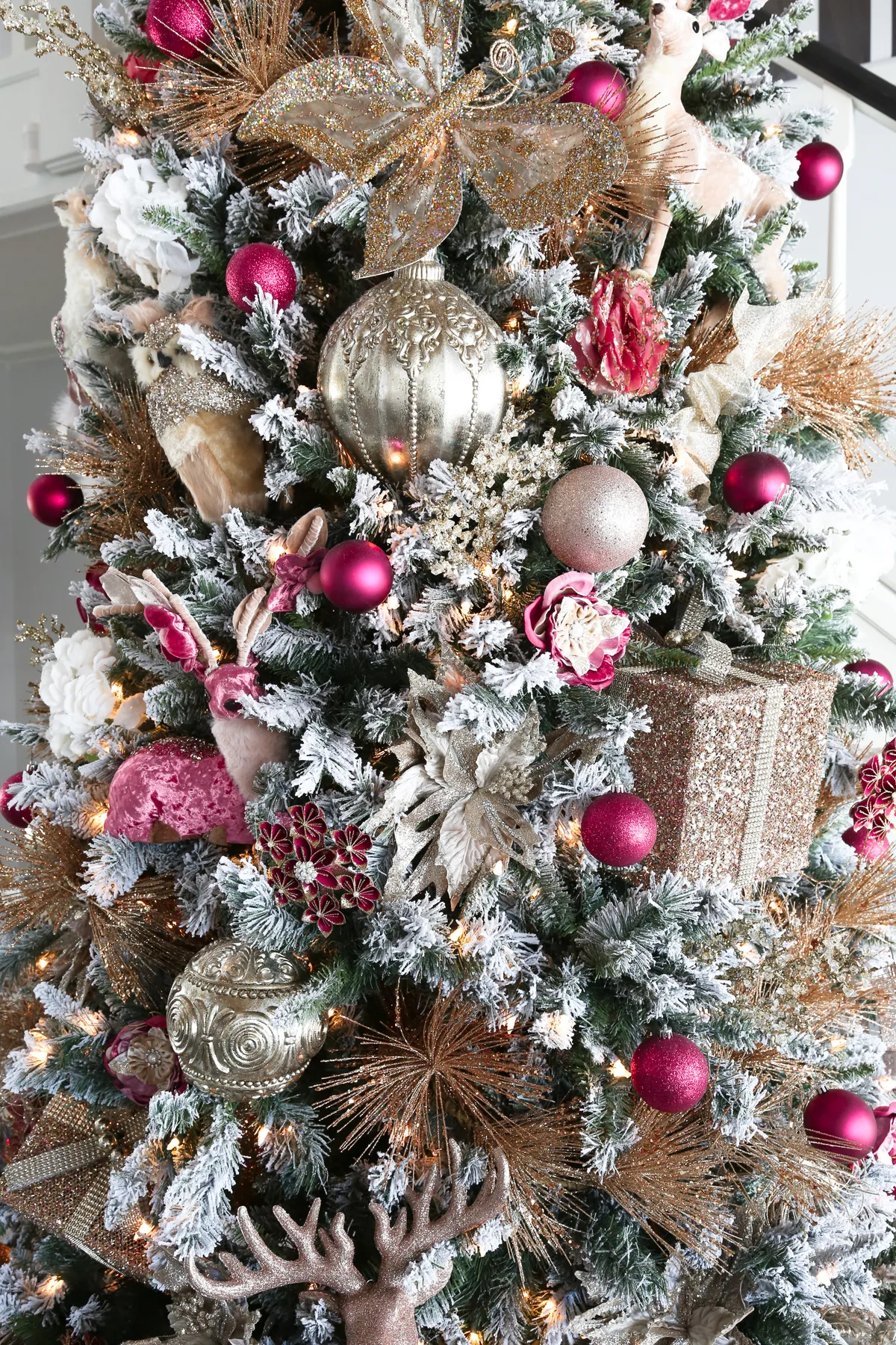 DIY Christmas Tree - Savannah's Pink Christmas Tree -