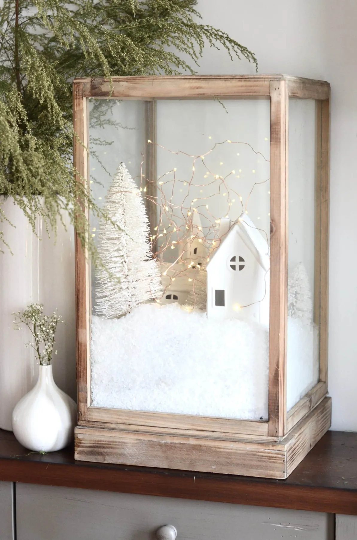 DIY Christmas Village for the Cozy Minimalist - Nesting Place