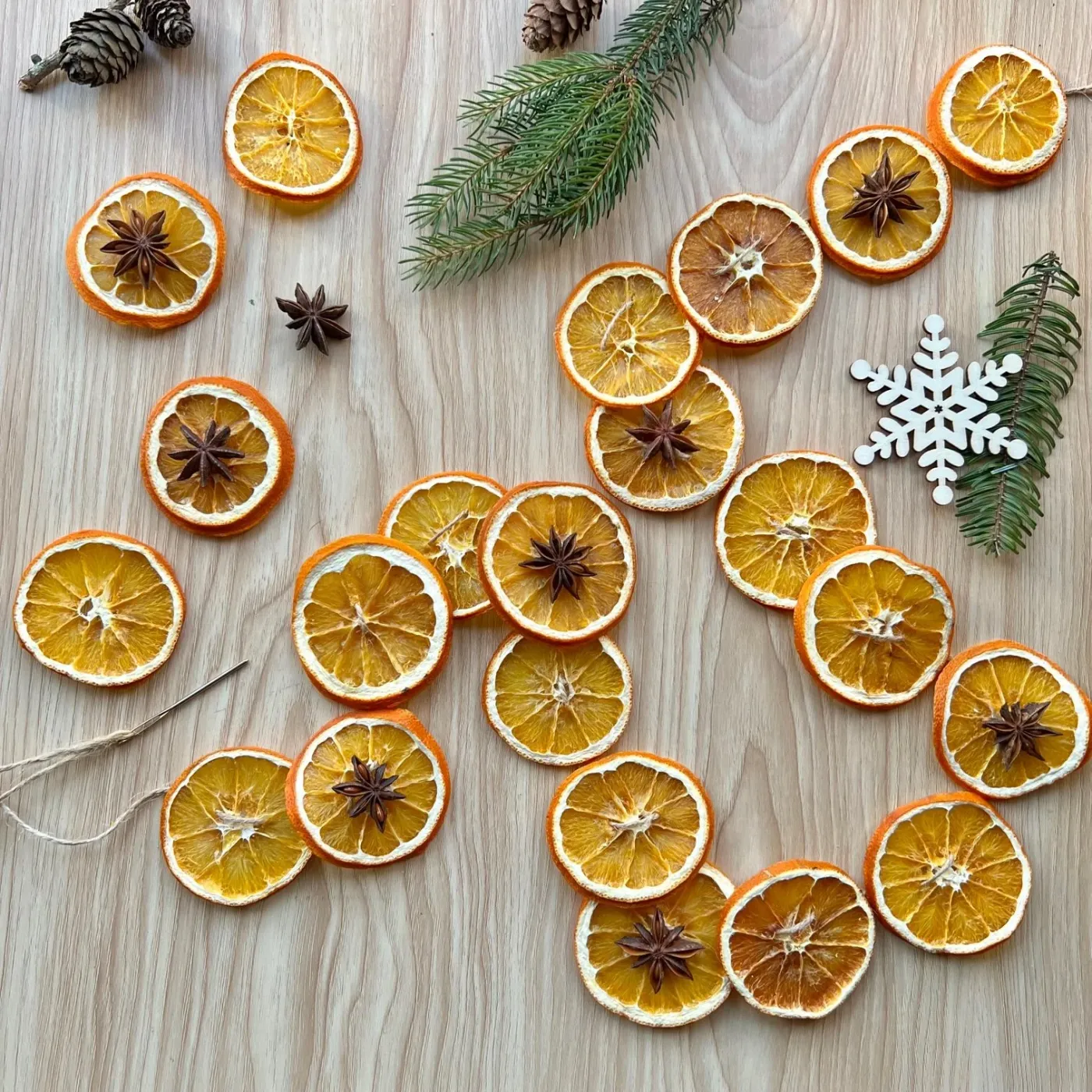 Diy Fall Garland Garland Orange How To Make A Homemade Dried Orange Slice  Garland