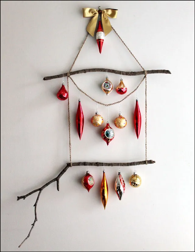 DIY Ornament Hanger Stand Christmas Ornament Display Stand, Wooden Ornament  Tree, DIY Paintable Holder For Dot