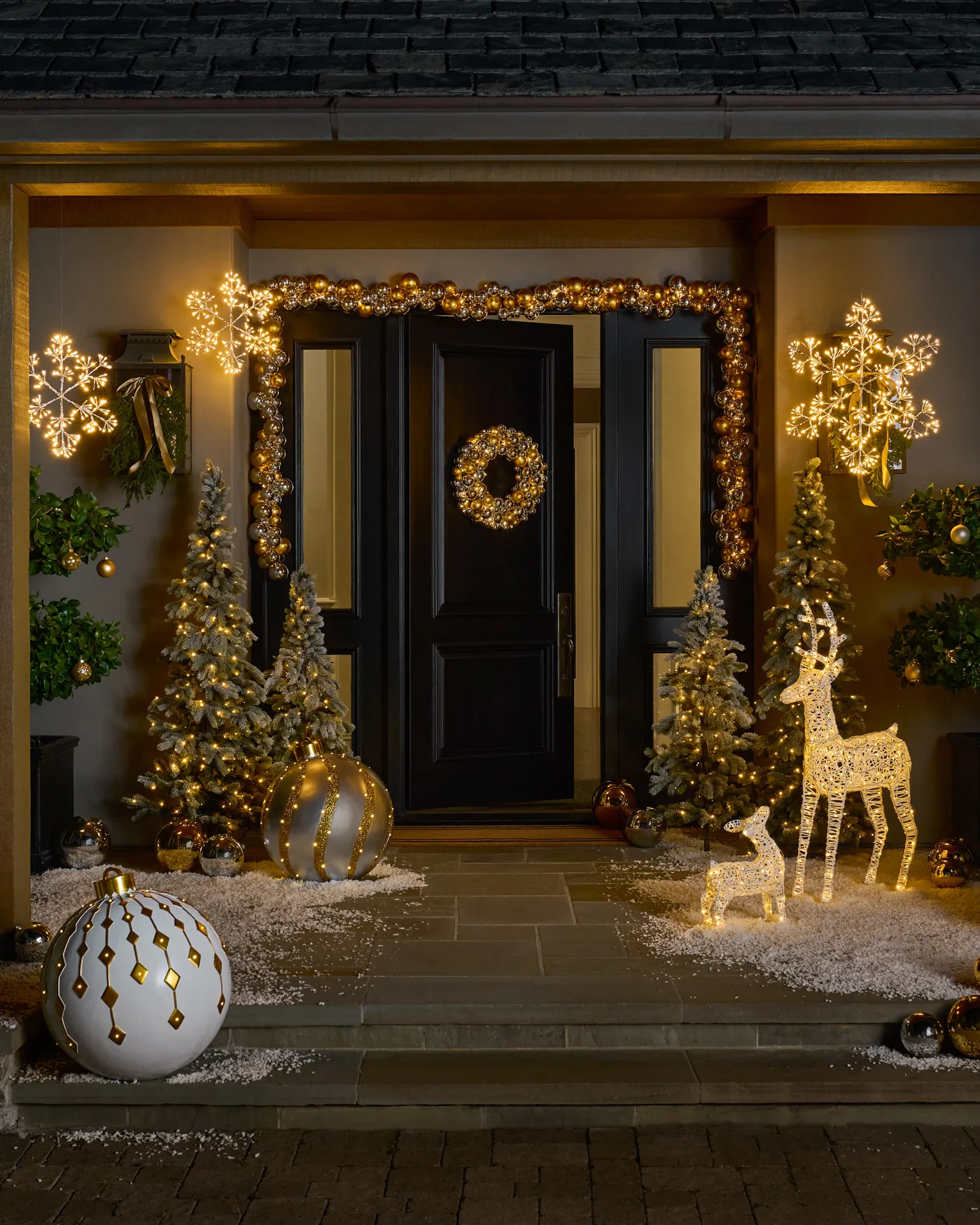 DIY Outdoor Lighted Reindeer Yard Decorations 3pcs Christmas Yard Dear