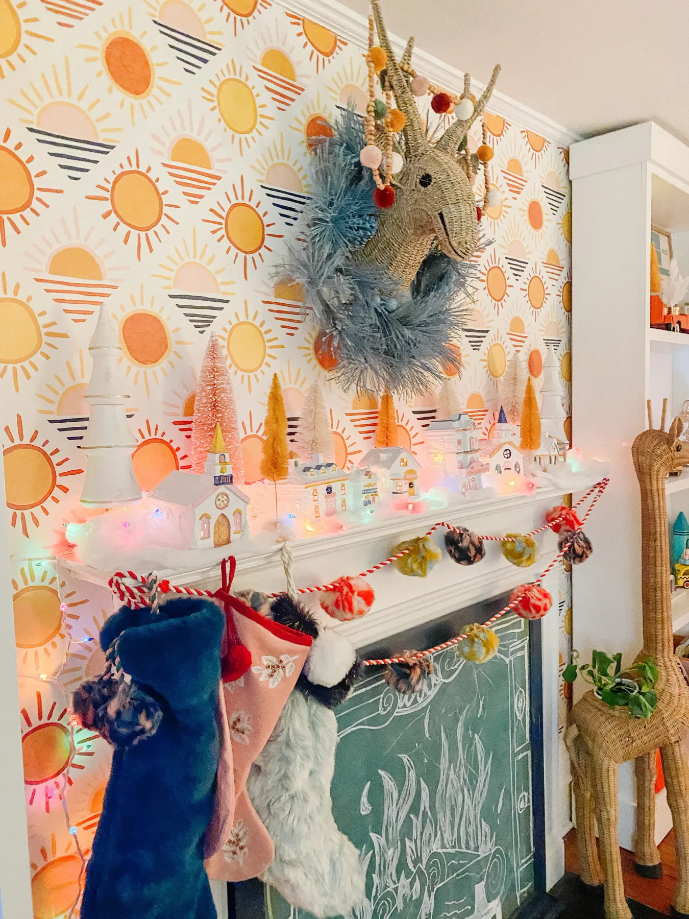 DIY Vintage Christmas Village Makeover — Gathered Living