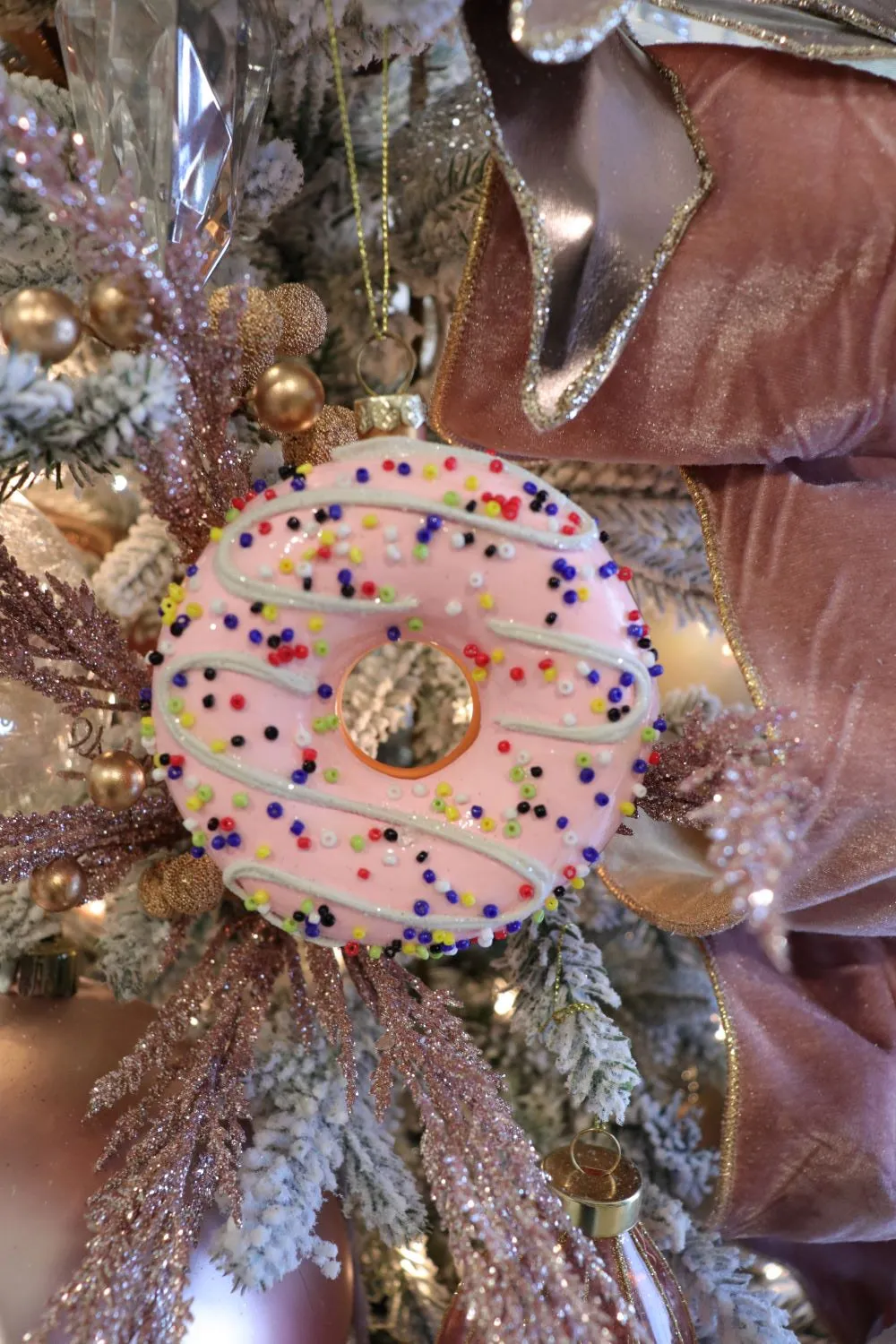 Donut Glass Ornament | Fancy Face Designs– FancyFace Designs