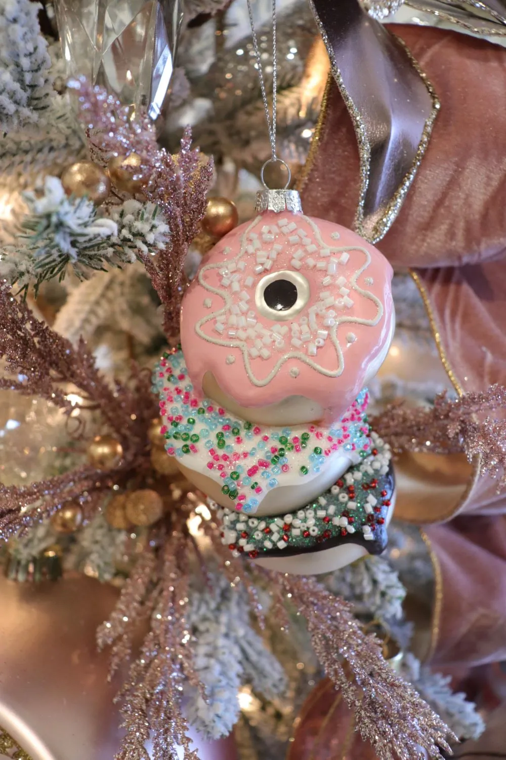 Donut Stack Glass Ornament | Fancy Face Designs– FancyFace Designs