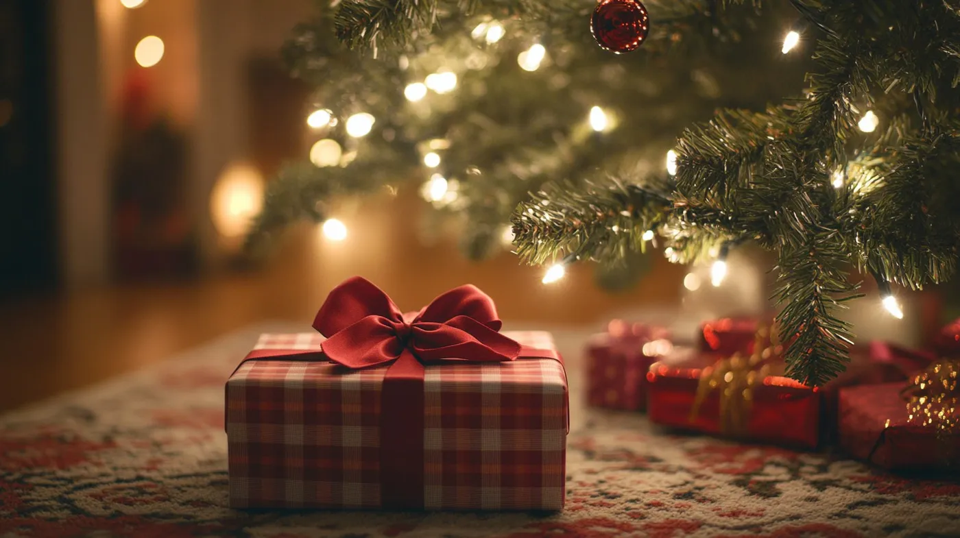 Download Festive Christmas Gift Image - Christmas, Gift, Festive | StockCake