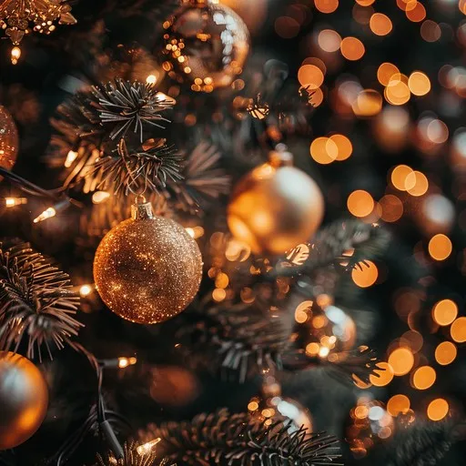 Download Festive Christmas Tree Image - Christmas, Holiday, Lights |  StockCake
