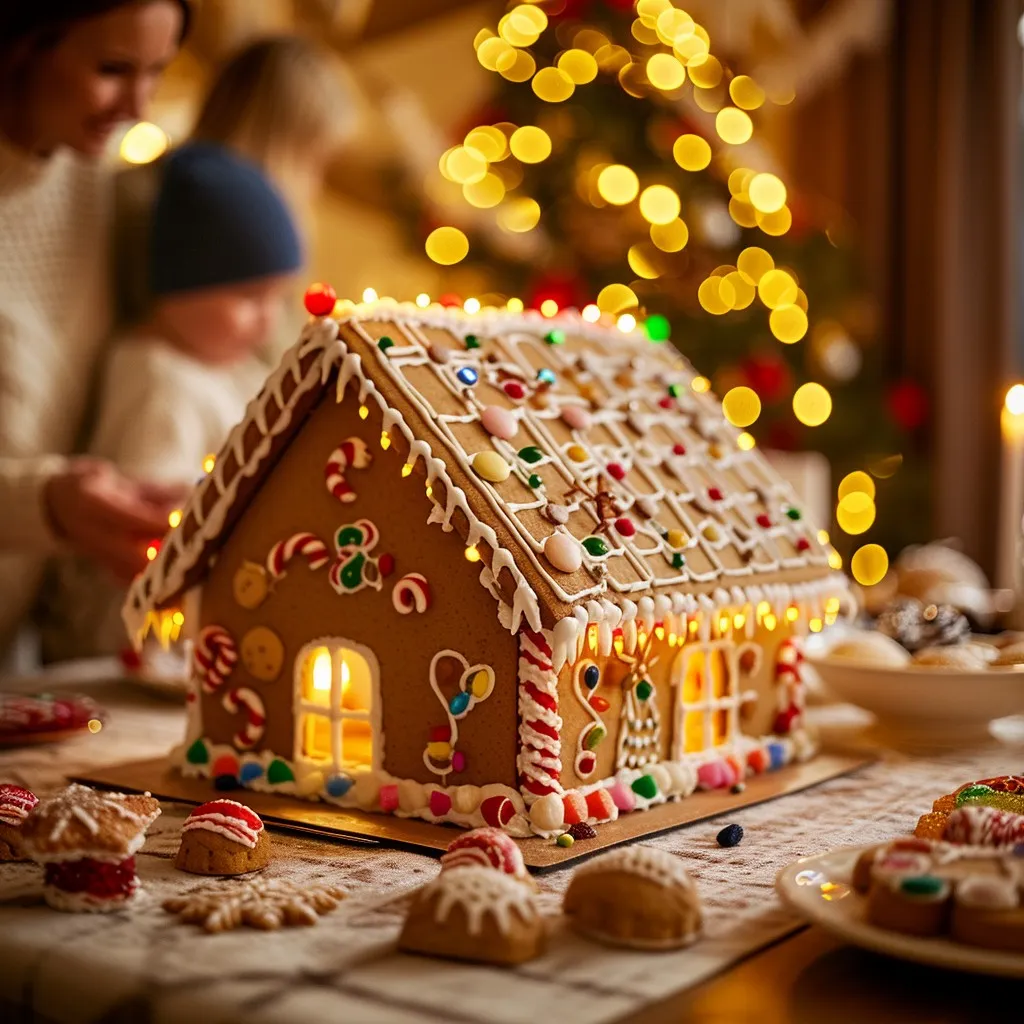 Download Festive Gingerbread House Image - Christmas, Gingerbread, House |  StockCake