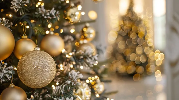Download Festive Holiday Decor Image - Christmas, Holiday, Golden |  StockCake