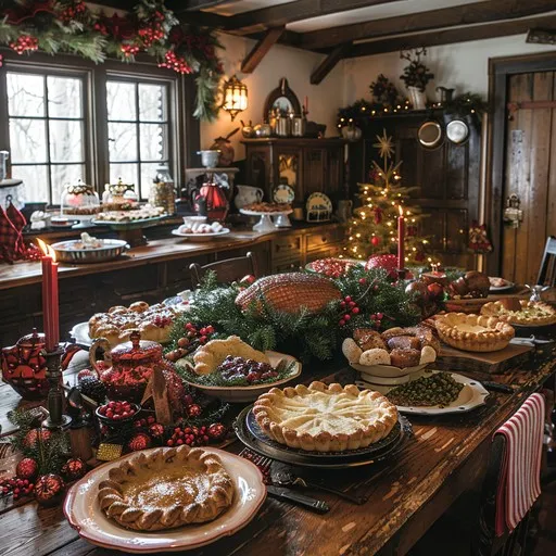 Download Festive Holiday Feast Image - Holiday, Feast, Christmas | StockCake