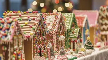 Download Gingerbread Village Display Image - Gingerbread, Village, Candy |  StockCake